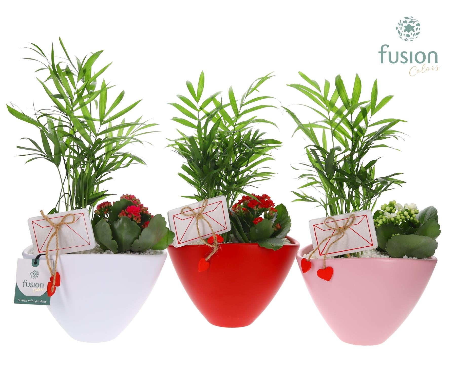 Pot keramiek ovaal Medium met Arrangement 35cm 18cm Pot