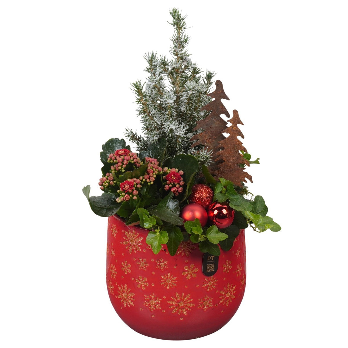 Christmas arrangement 36cm 16cm Pot