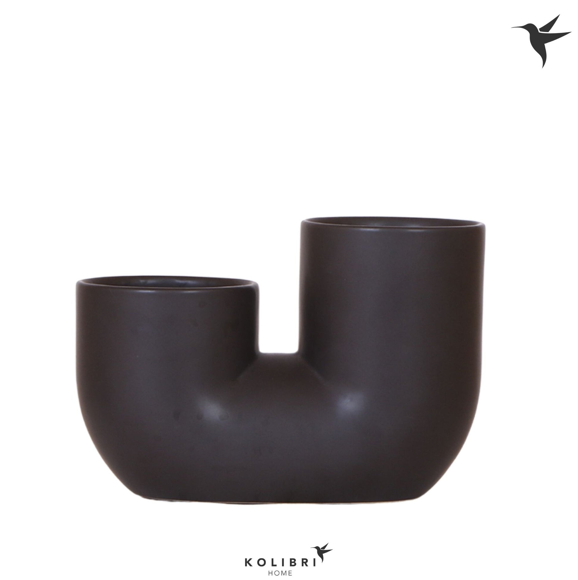 Kolibri Home Tube pot black 16cm 18cm Pot
