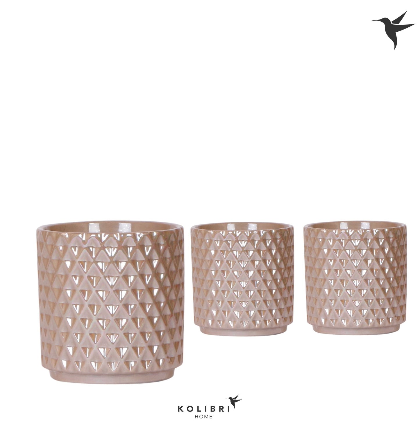 Kolibri Home Diamond Pearl pot sand 11cm 9cm Pot