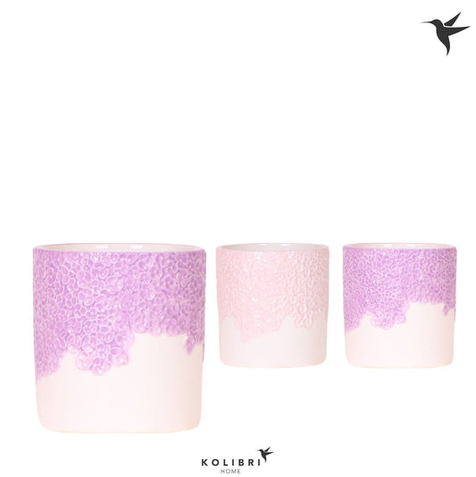 Kolibri Home Bloom pot lila mix 11cm 9cm Pot