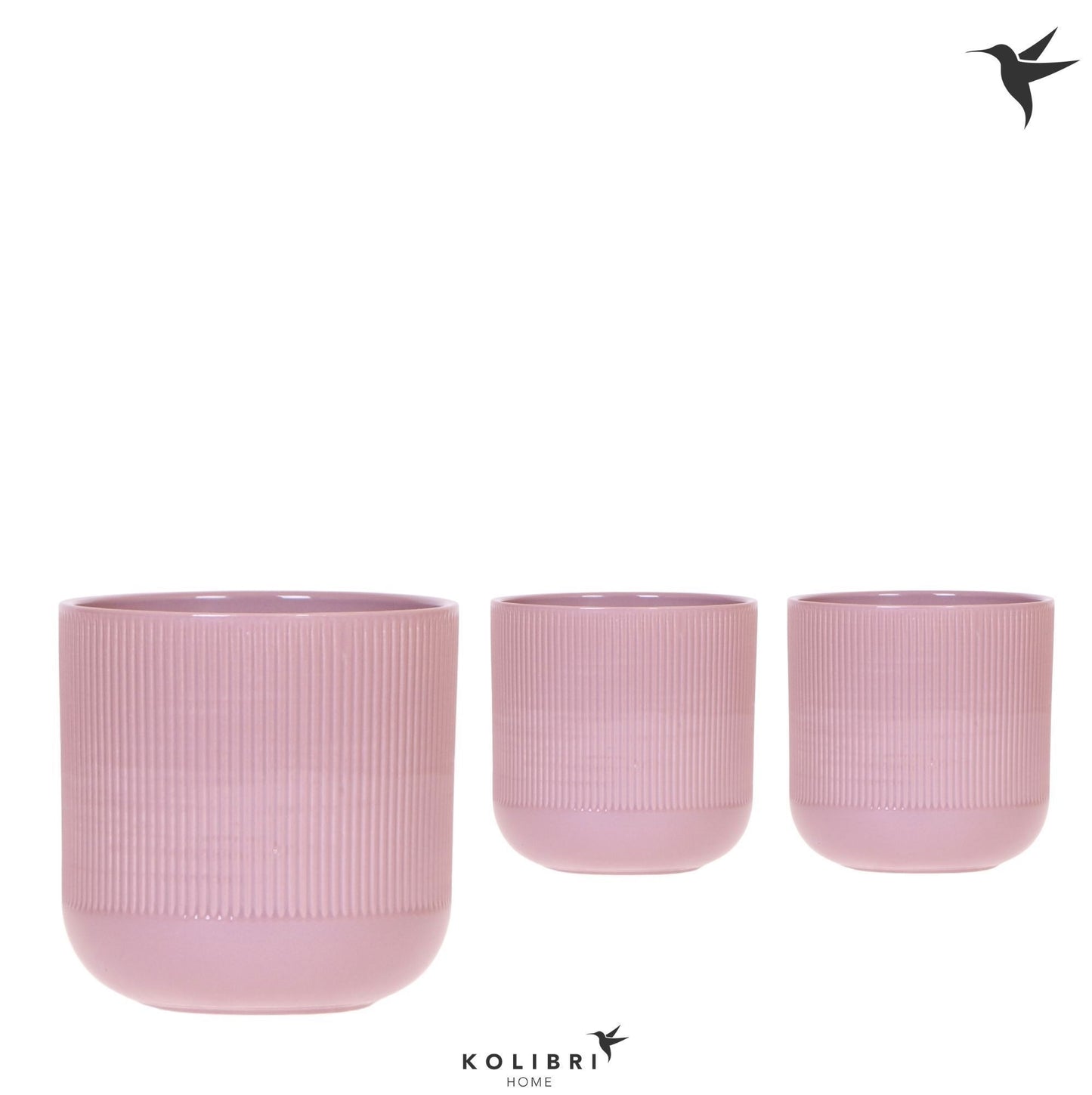 OK Plant Kolibri Home Flare pot purple Pack of 6