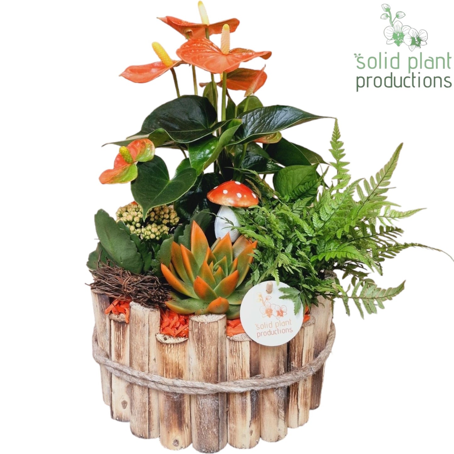 HAE002 Milano Large Autumn Orange 40cm 23cm Pot