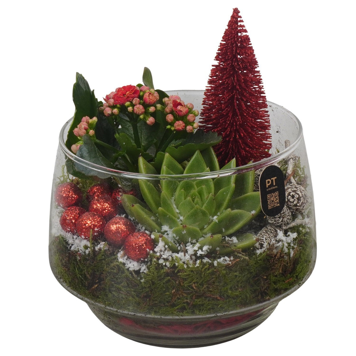 Christmas arrangement 20cm 16cm Pot