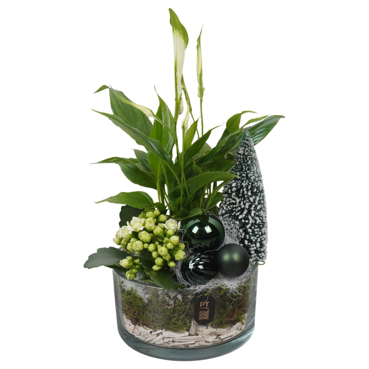 Christmas arrangement 27cm 14cm Pot