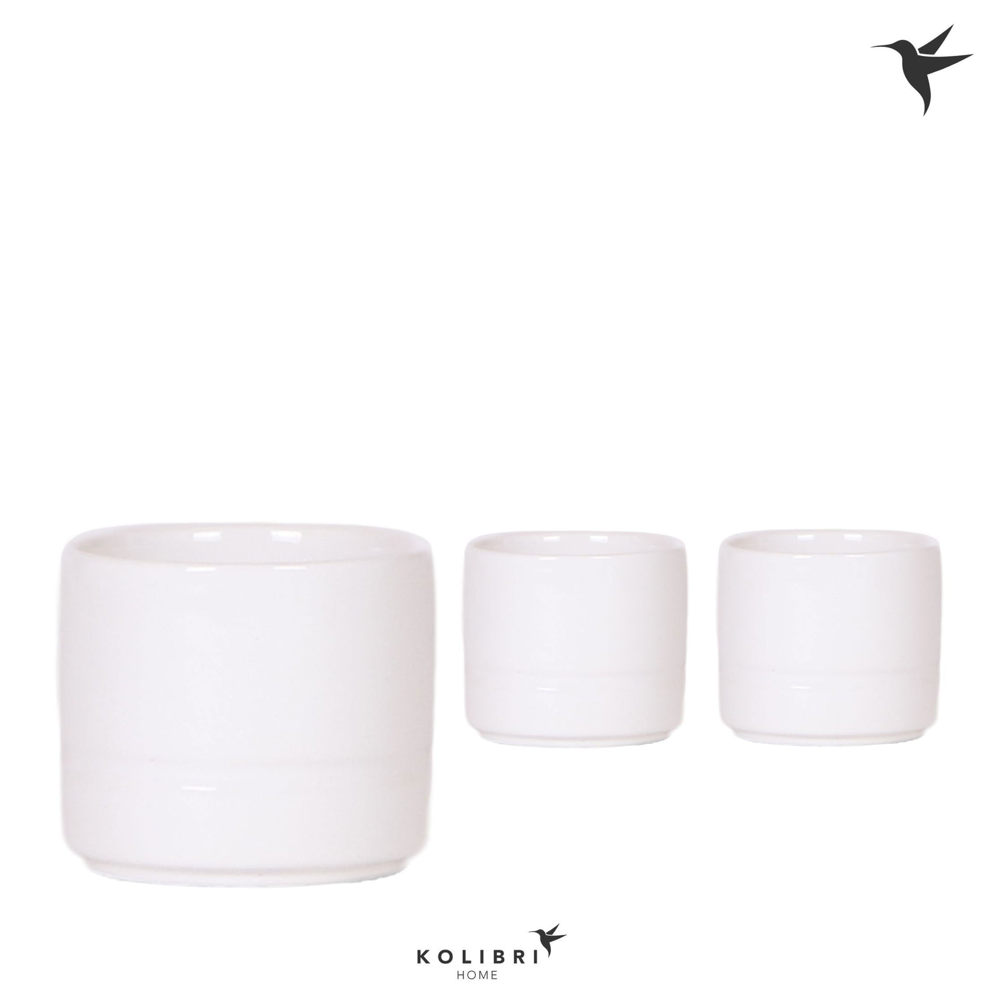OK Plant Kolibri Home Pastel pot white Pack of 12