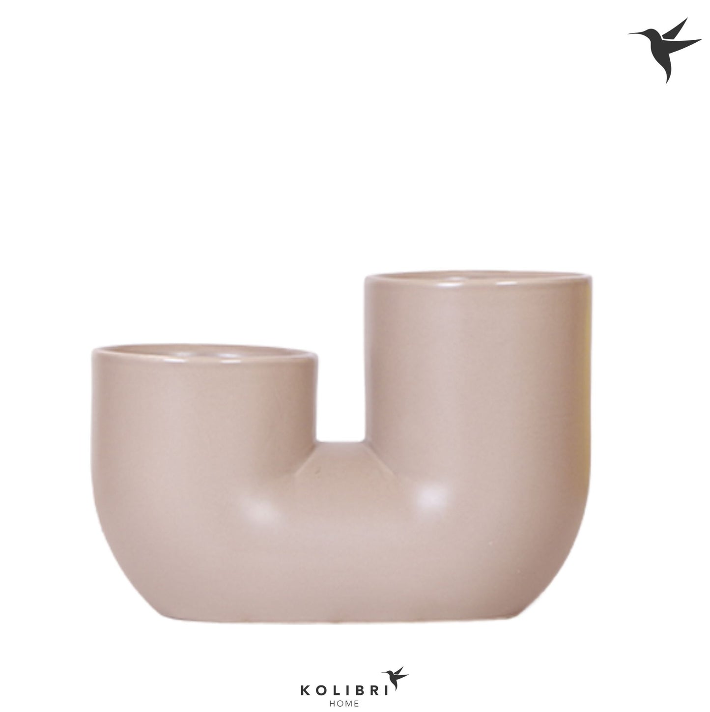 Kolibri Home Tube pot sand 16cm 18cm Pot