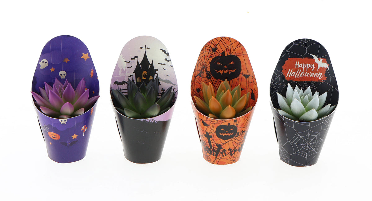 Potcover halloween rainbow tips mix 8cm 5.5cm Pot