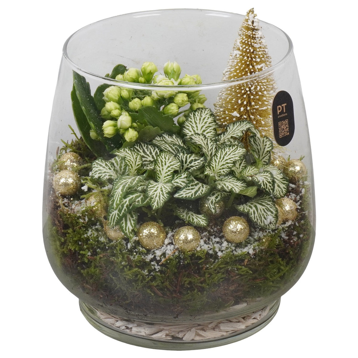 Christmas arrangement 19cm 16cm Pot