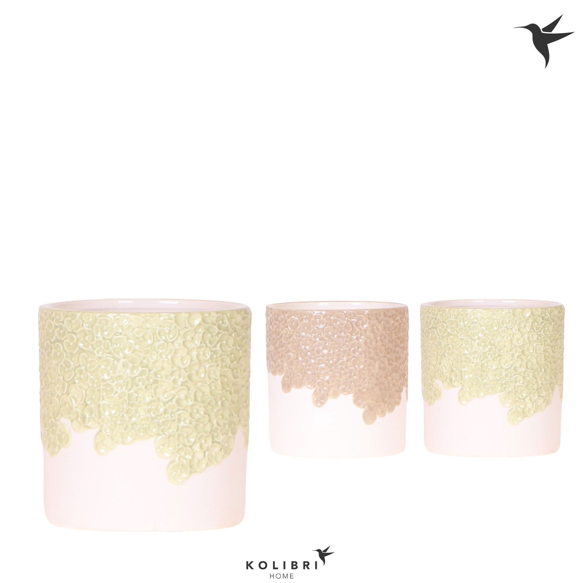 Kolibri Home Bloom pot sand mix 11cm 9cm Pot