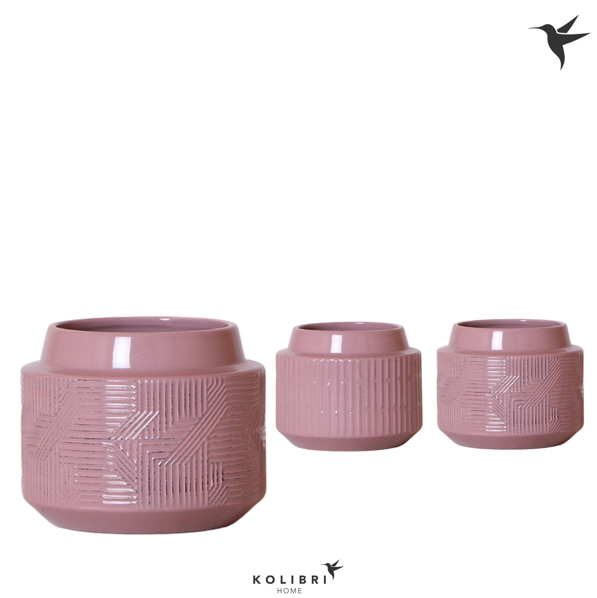 Kolibri Home Maze pot purple 11cm 9cm Pot