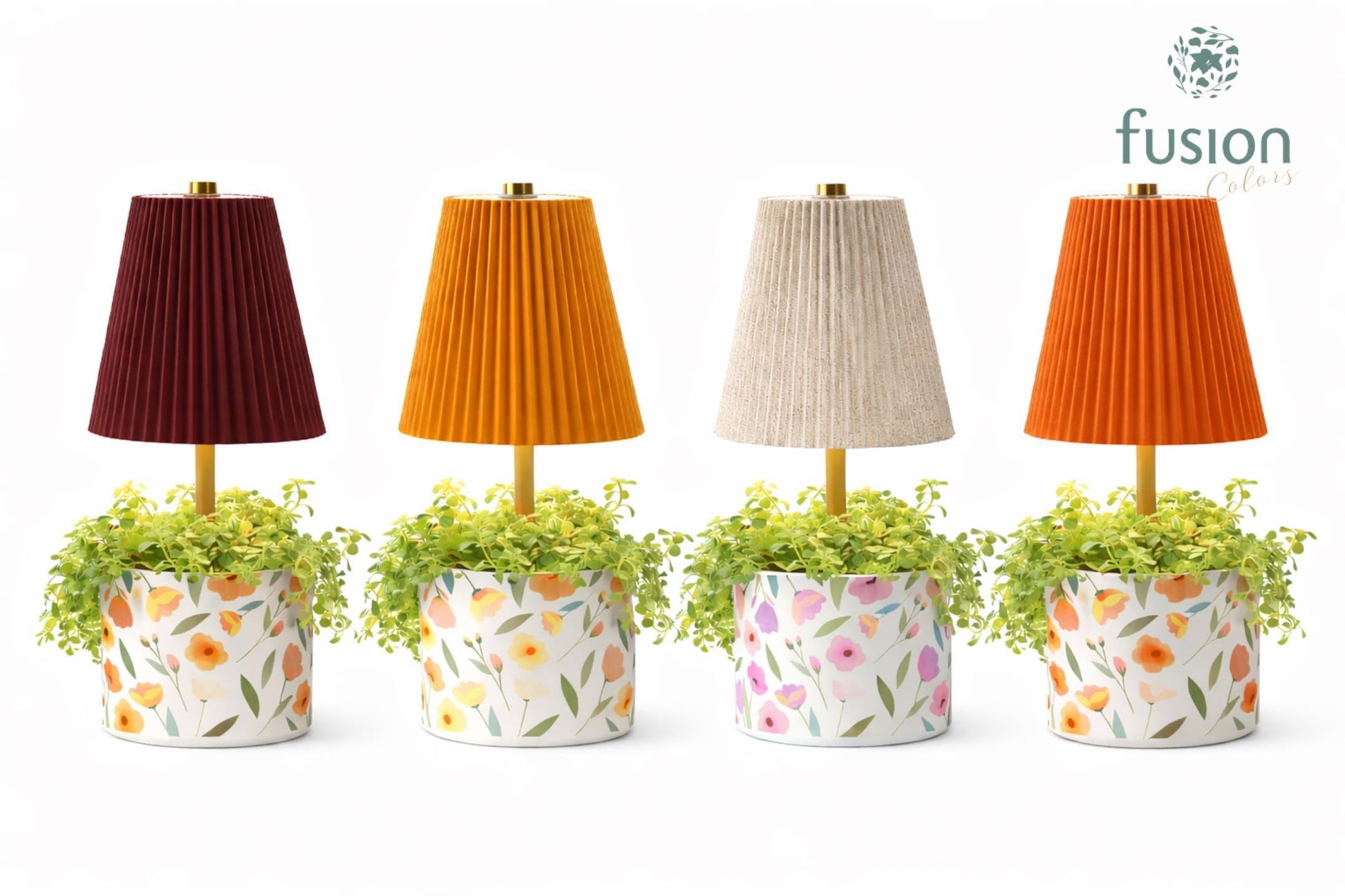 LED Lamp in keramiek pot met Pilea 29cm 10cm Pot