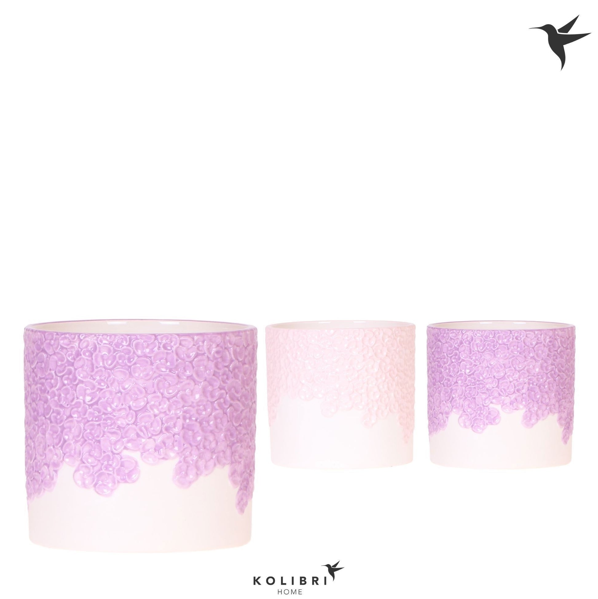 Kolibri Home Bloom pot lila mix 13cm 12cm Pot