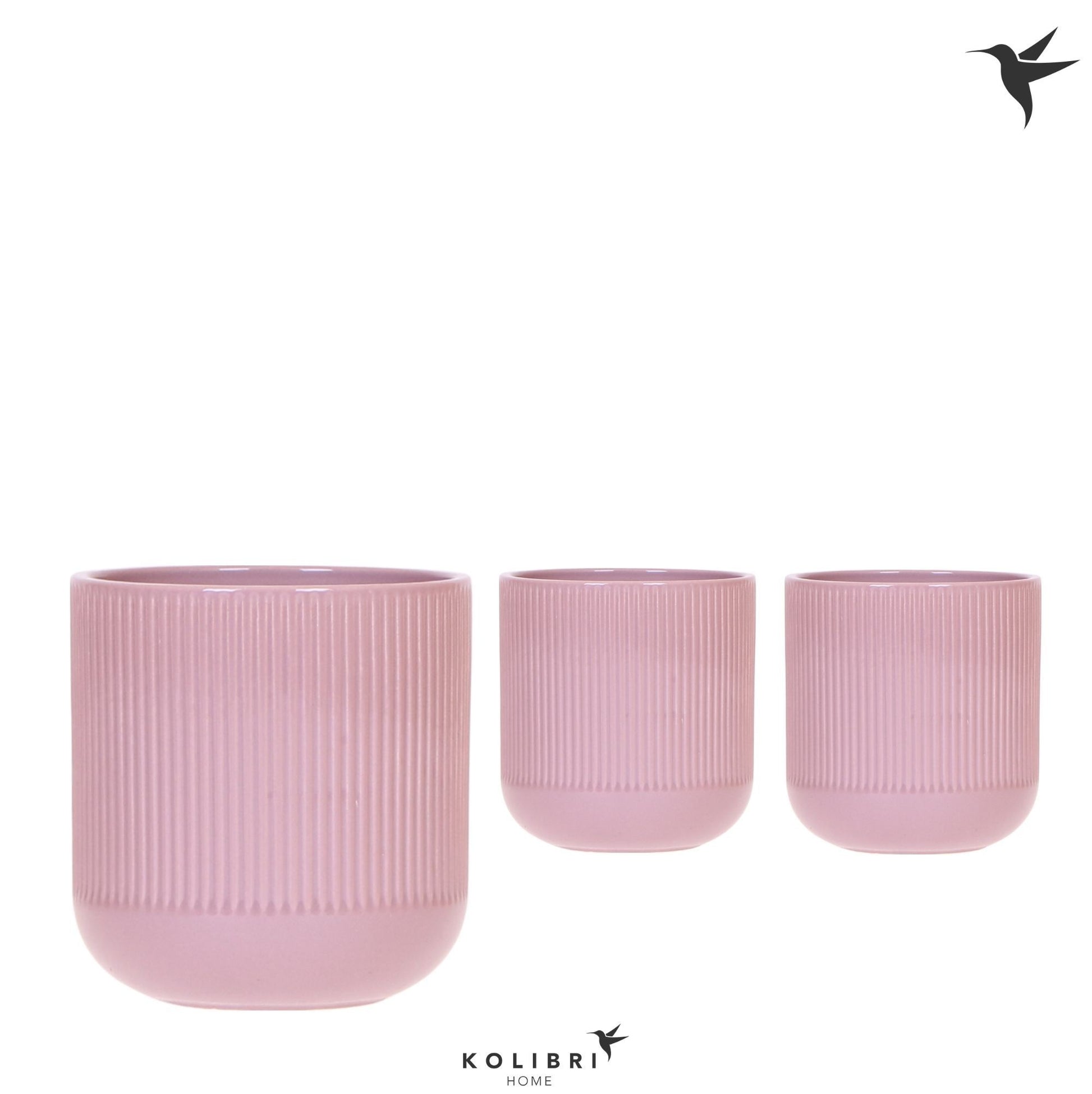 OK Plant Kolibri Home Flare pot purple Pack of 8