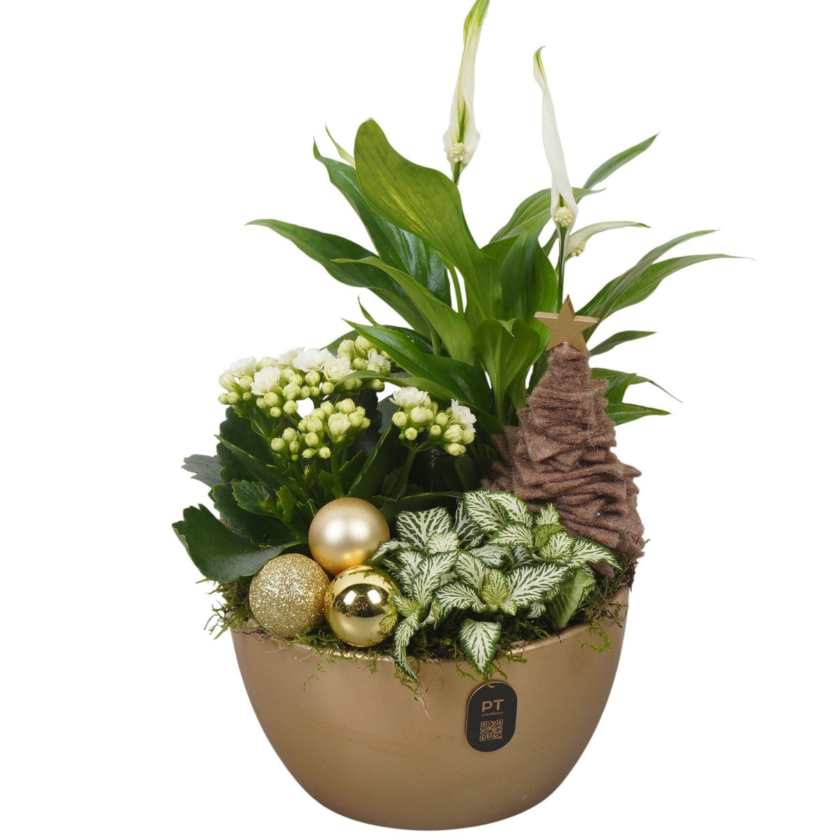 Christmas arrangement 31cm 16cm Pot