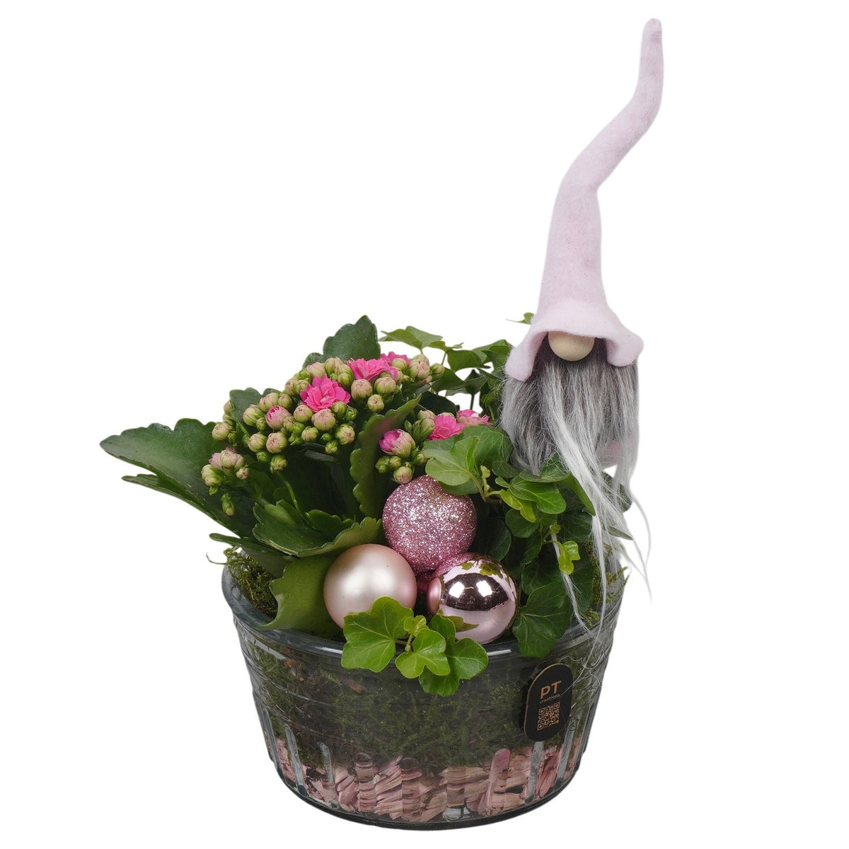 Christmas arrangement 19cm 14cm Pot