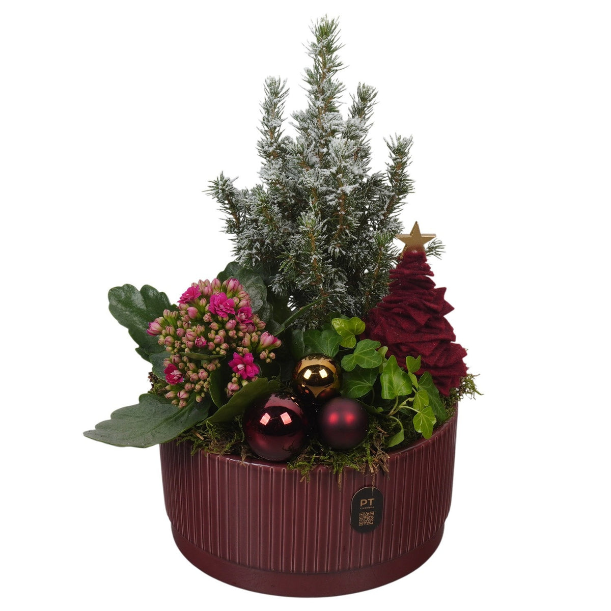 Christmas arrangement 32cm 19cm Pot