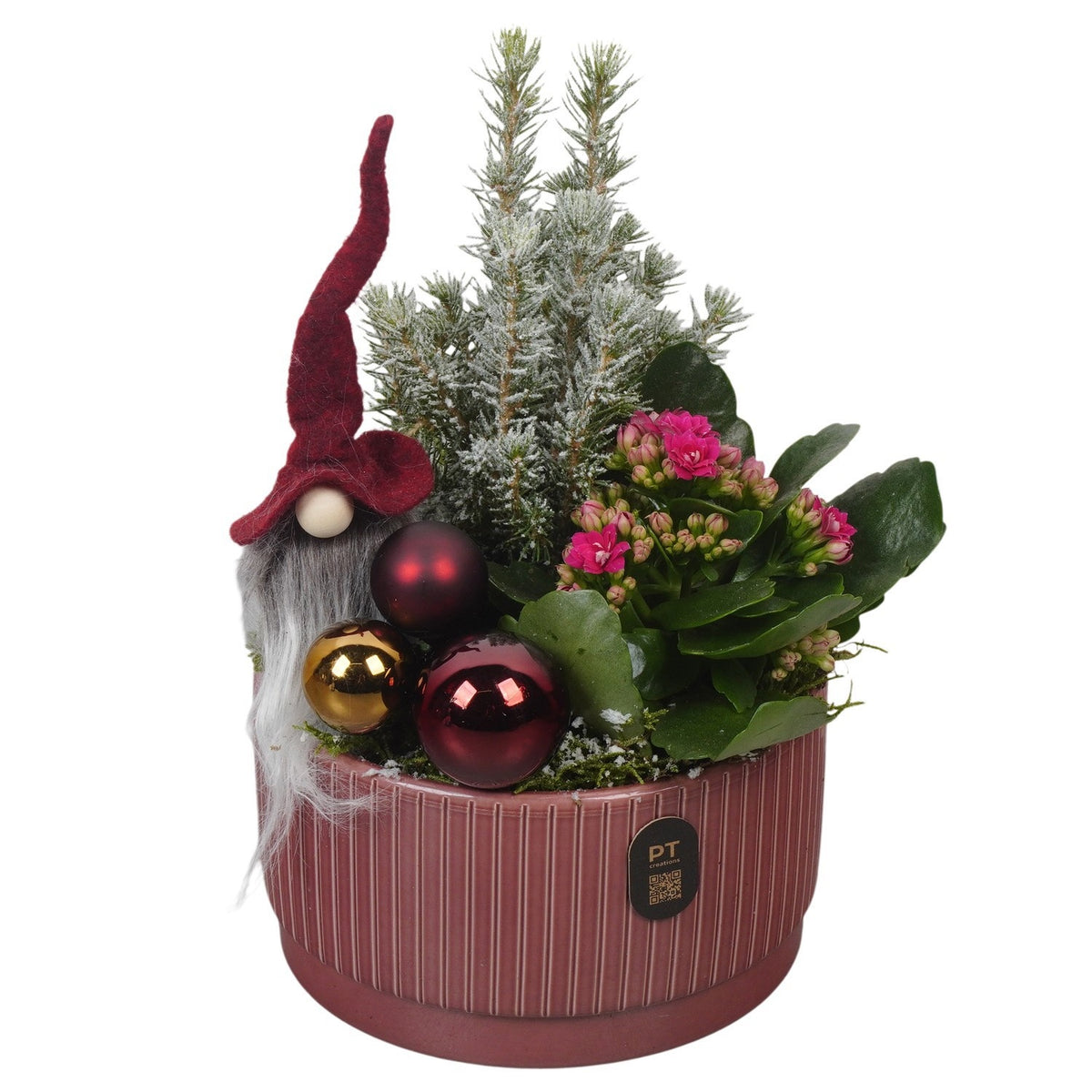 Christmas arrangement 26cm 16cm Pot