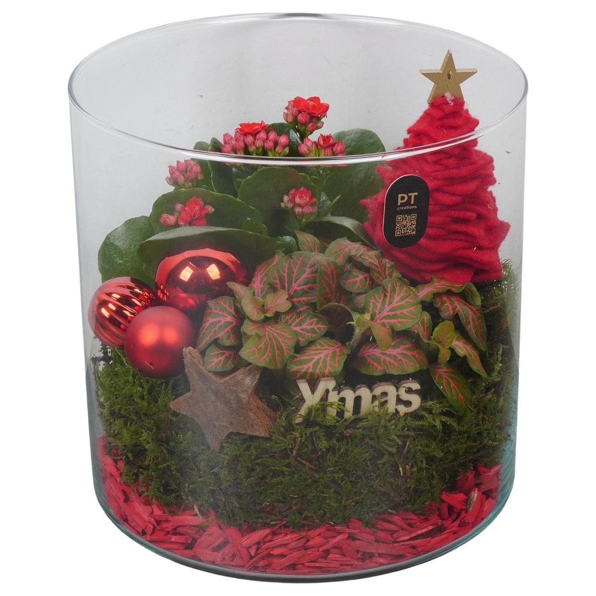 Christmas arrangement 19cm 19cm Pot