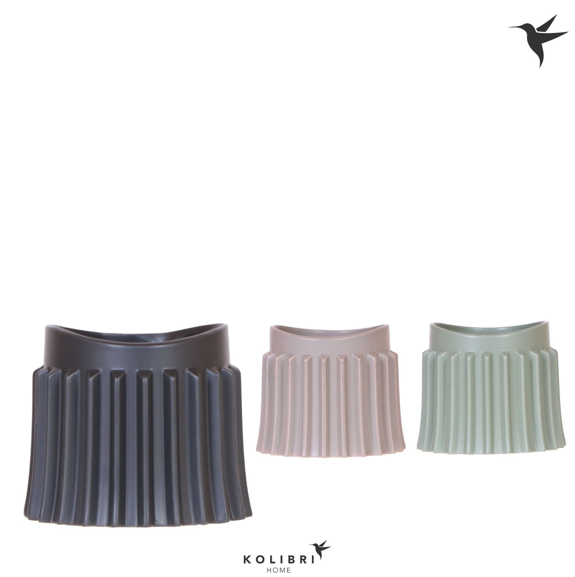 Kolibri Home Raw pot mix 14cm 12cm Pot