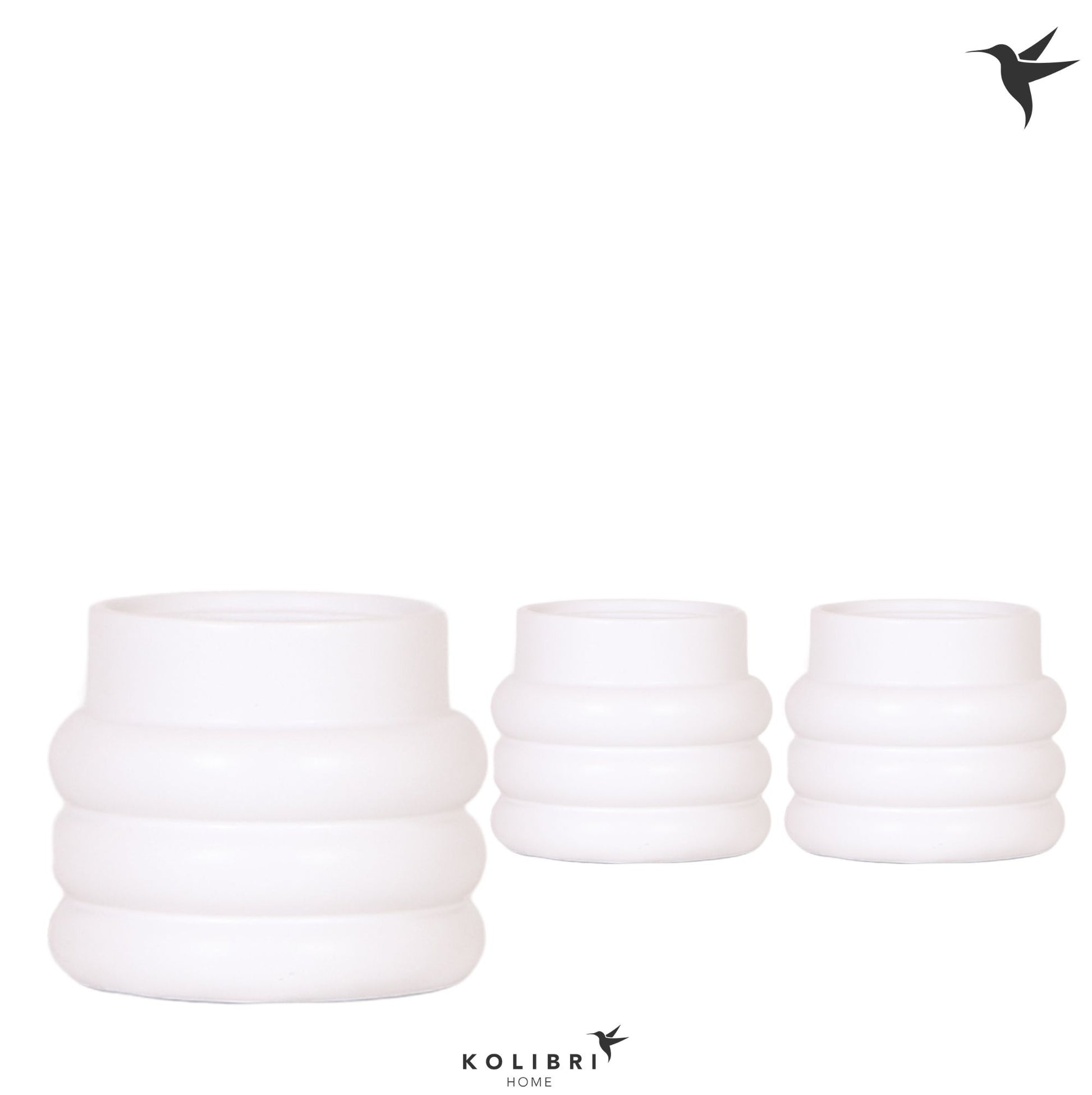 OK Plant Kolibri Home Bubble pot white Pack of 6