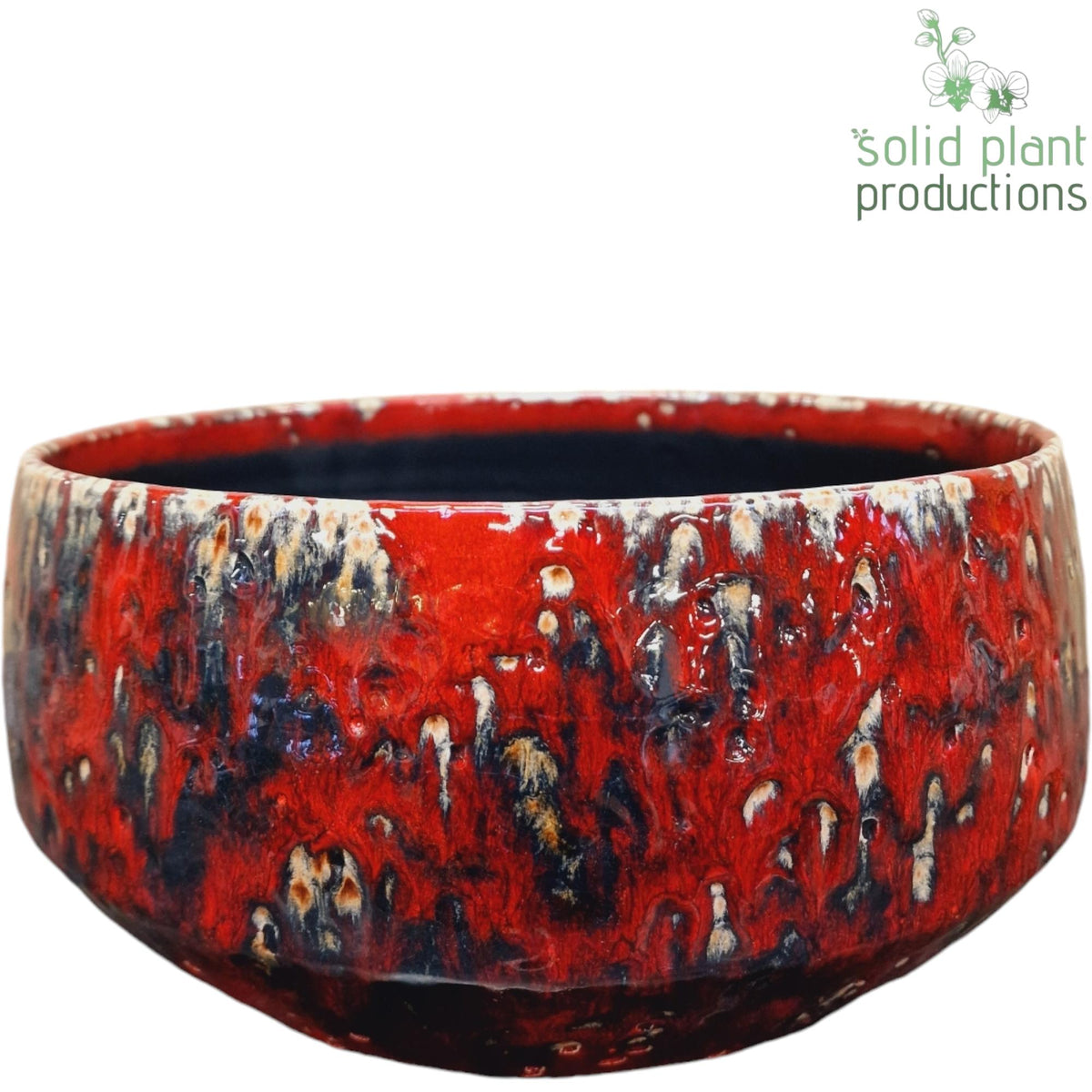 C102 Sophia Red Large 13cm 28cm Pot