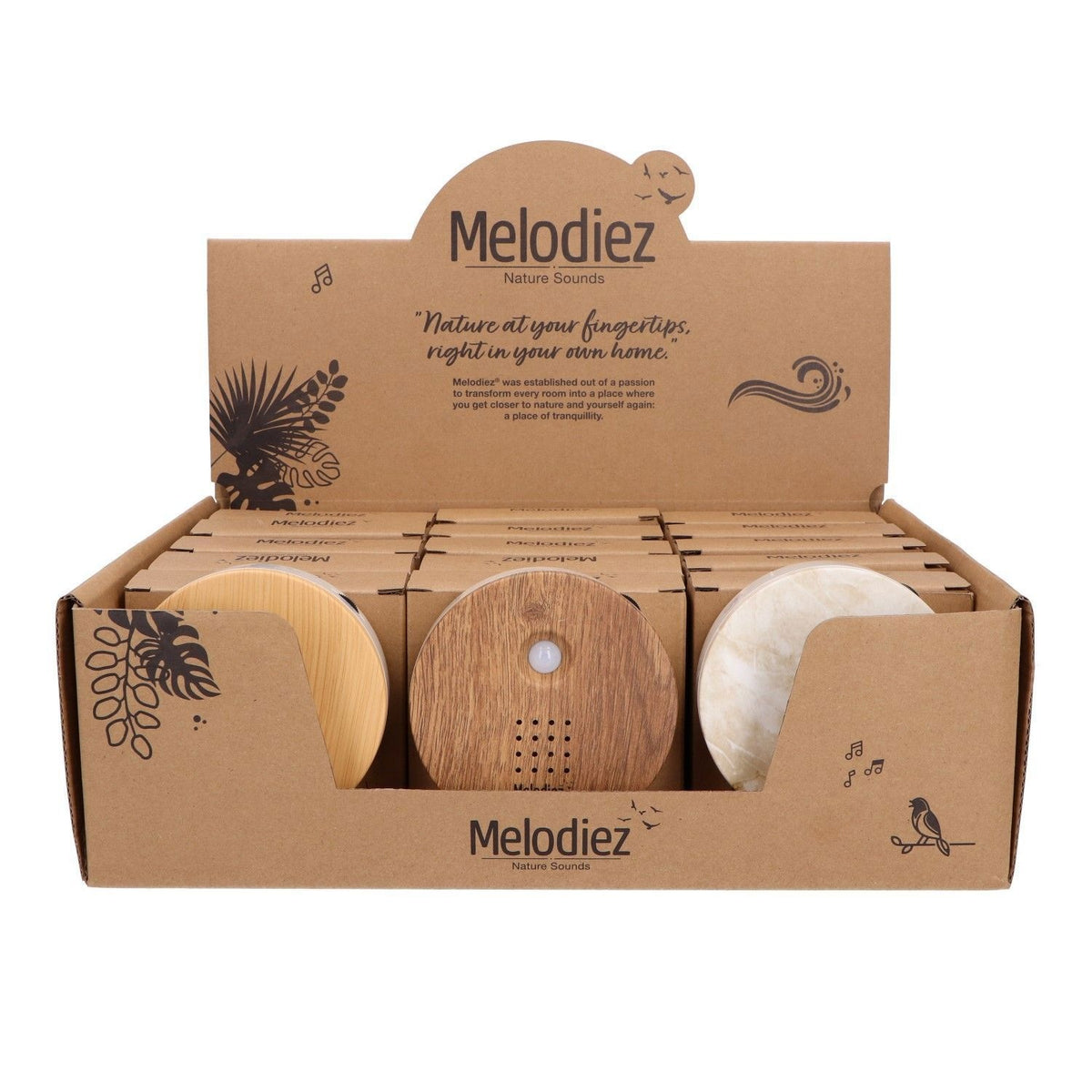Melodiez Bird Sound House with Sensor+Batteries 12cm 12cm Pot