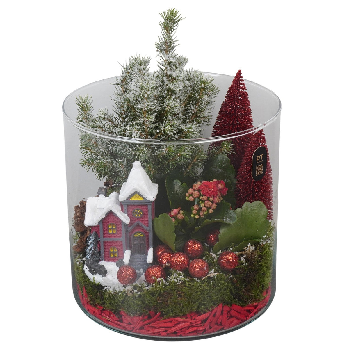 Christmas arrangement 26cm 19cm Pot