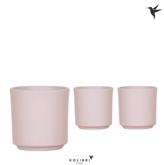 Kolibri Home Simplicity pot taupe 11cm 9cm Pot