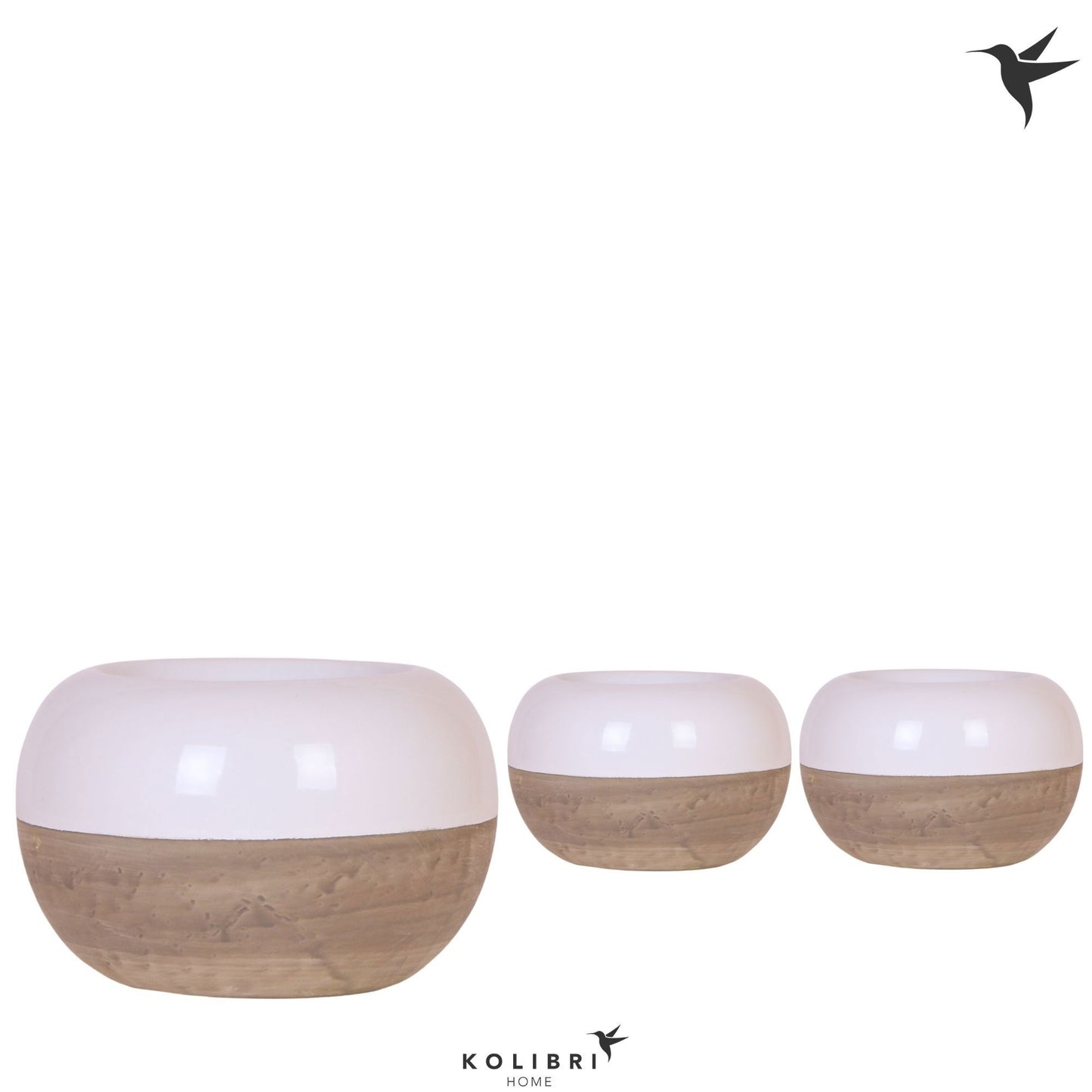 OK Plant Kolibri Home Coconut pot Pack of 2