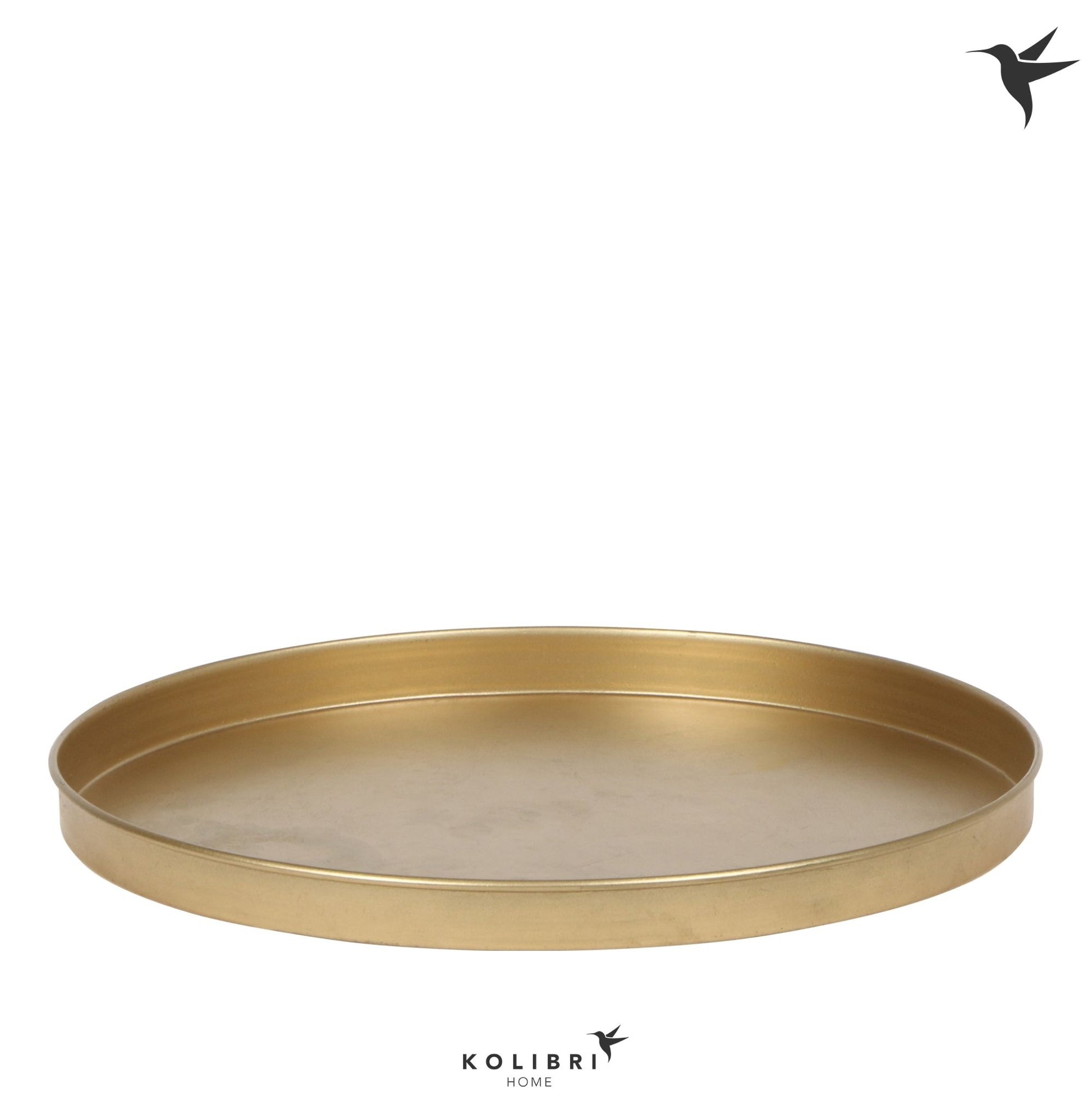 Kolibri Home plate gold 5cm 30cm Pot