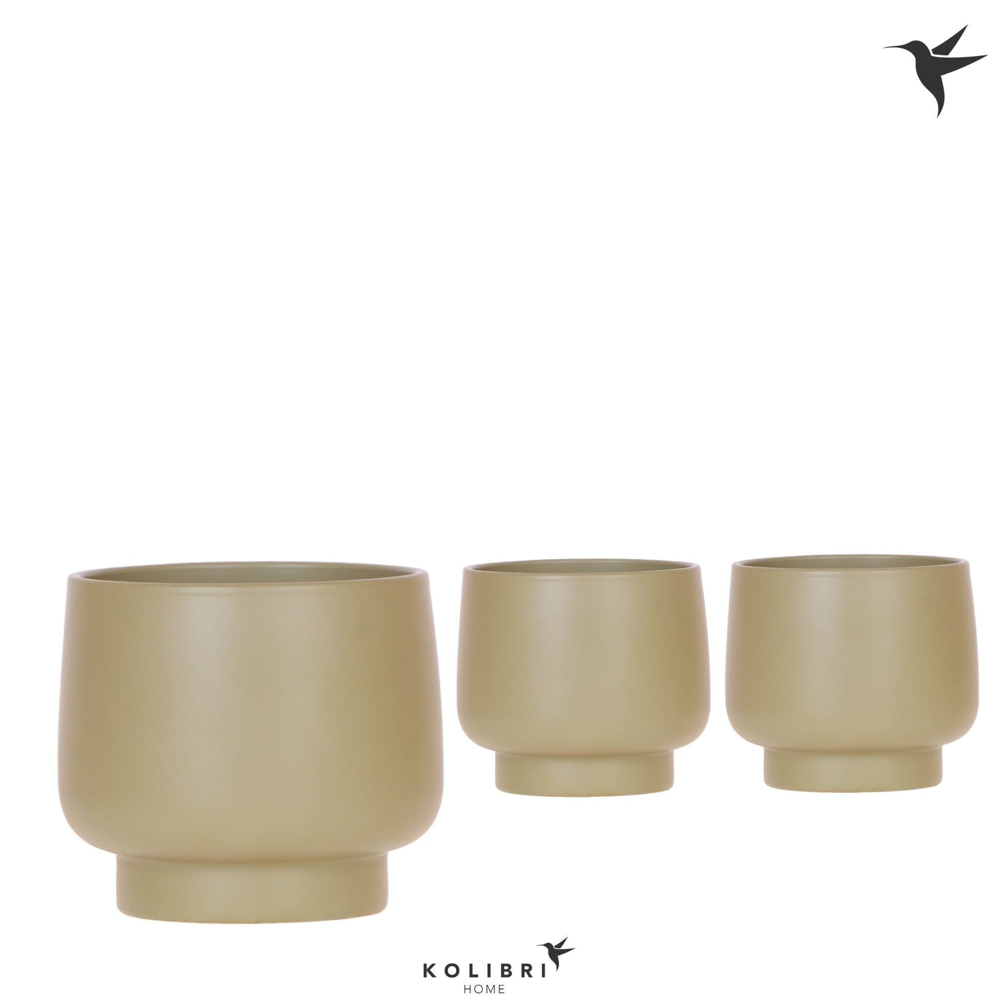 Kolibri Home Scandic pot green 13cm 12cm Pot