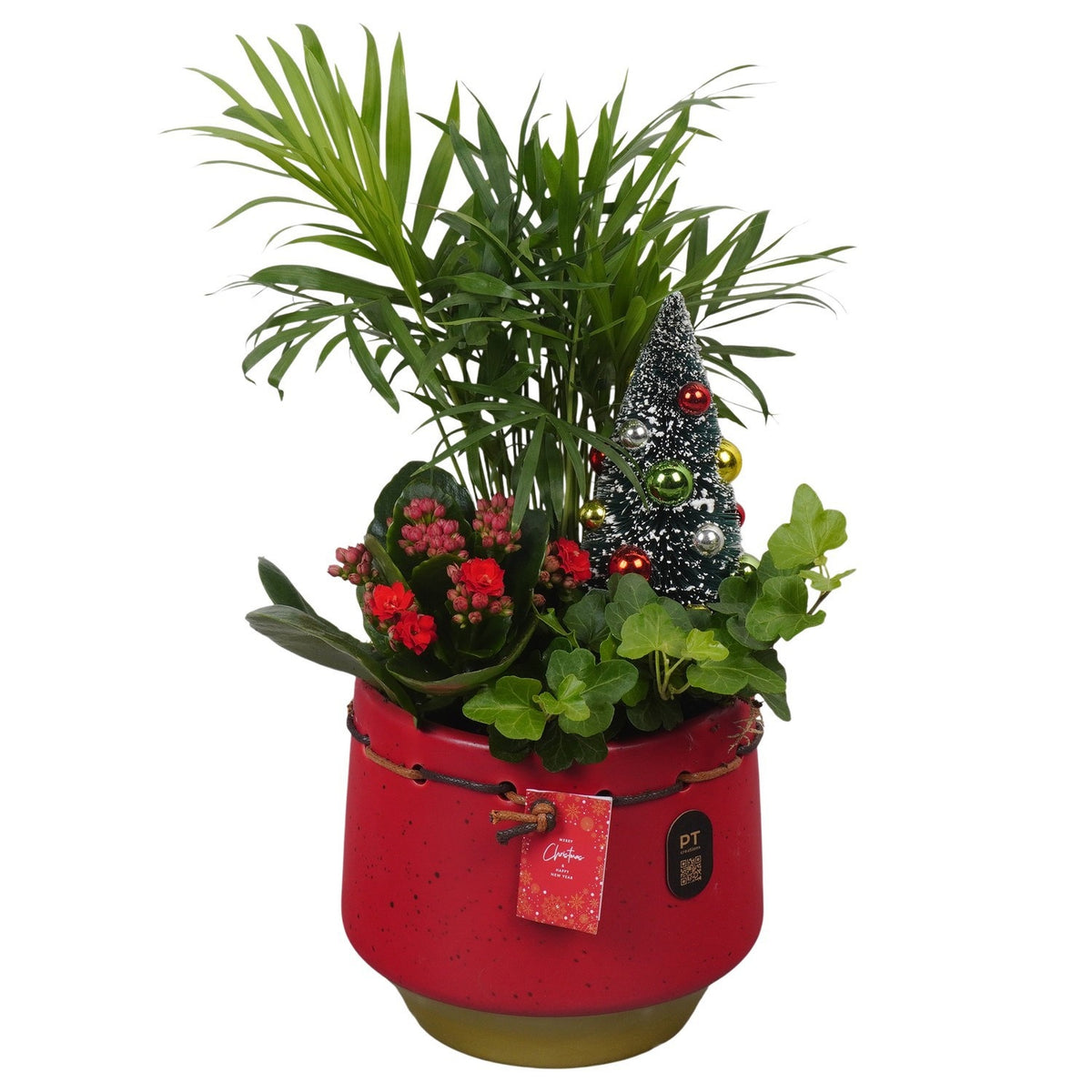Christmas arrangement 34cm 15cm Pot