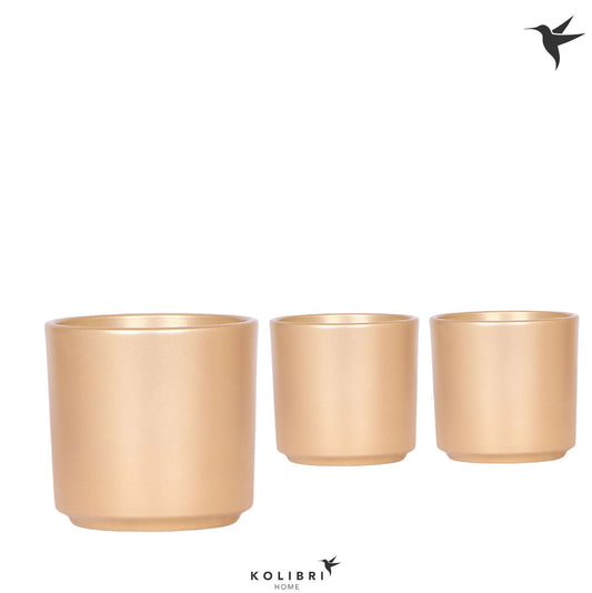 Kolibri Home Simplicity pot gold 13cm 12cm Pot