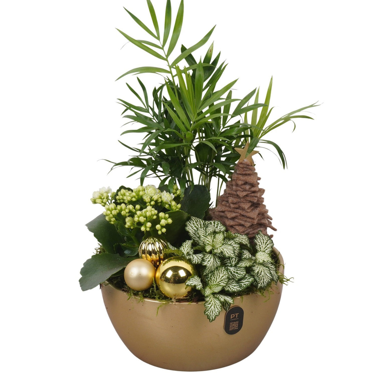 Christmas arrangement 33cm 18cm Pot