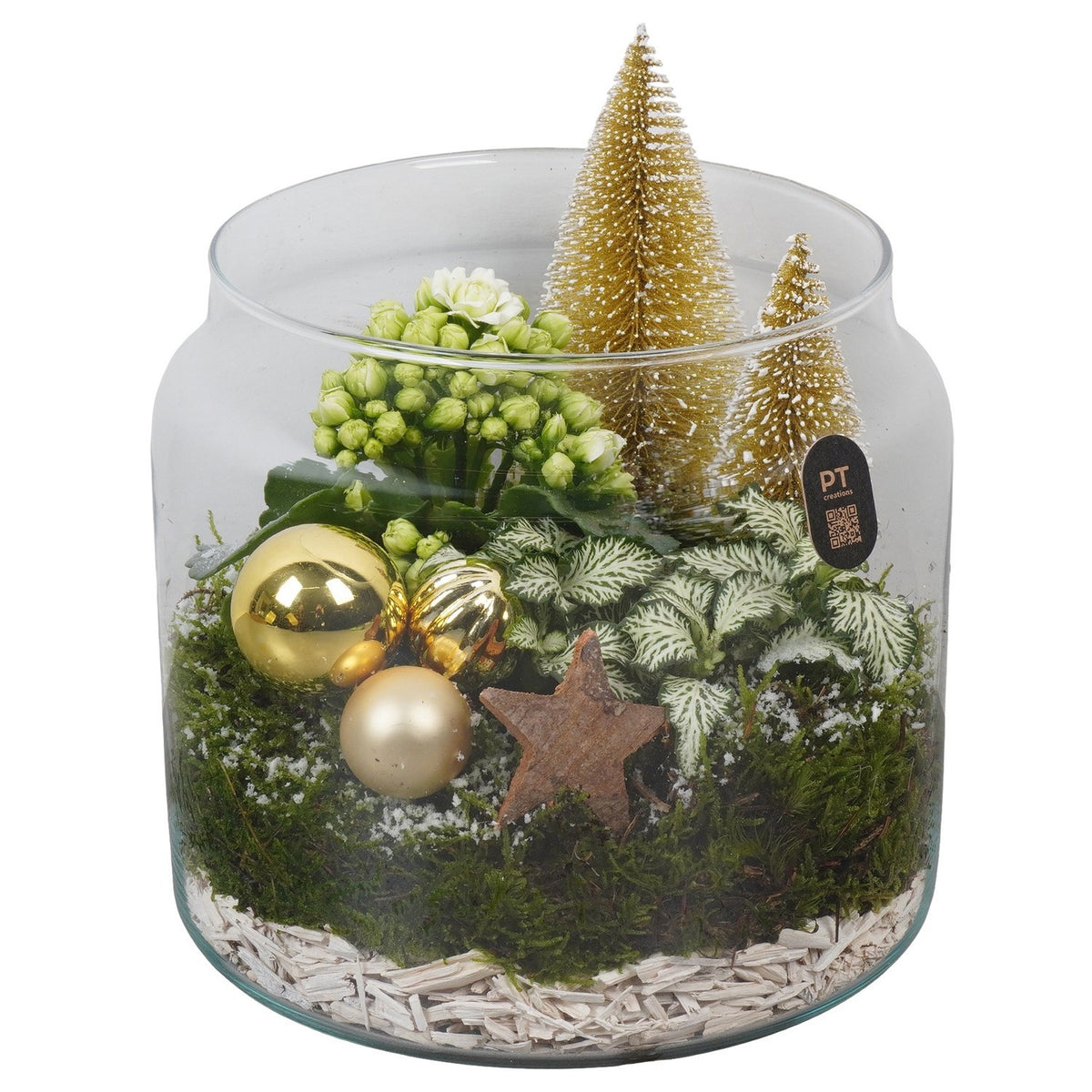 Christmas arrangement 21cm 19cm Pot