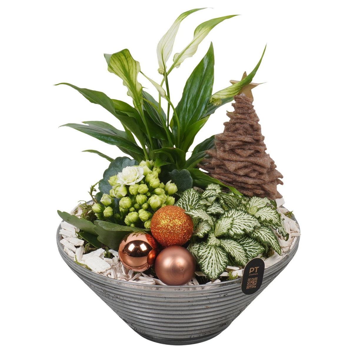 Christmas arrangement 27cm 19cm Pot