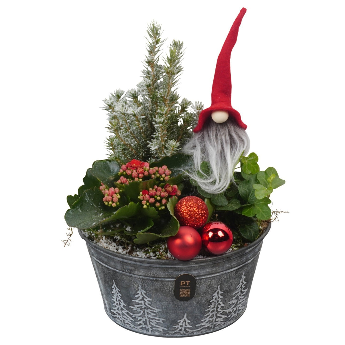 Christmas arrangement 28cm 18cm Pot
