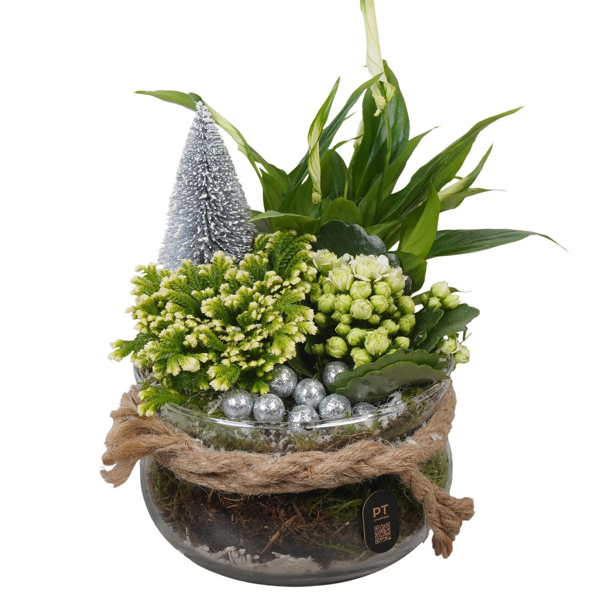 Christmas arrangement 32cm 15cm Pot