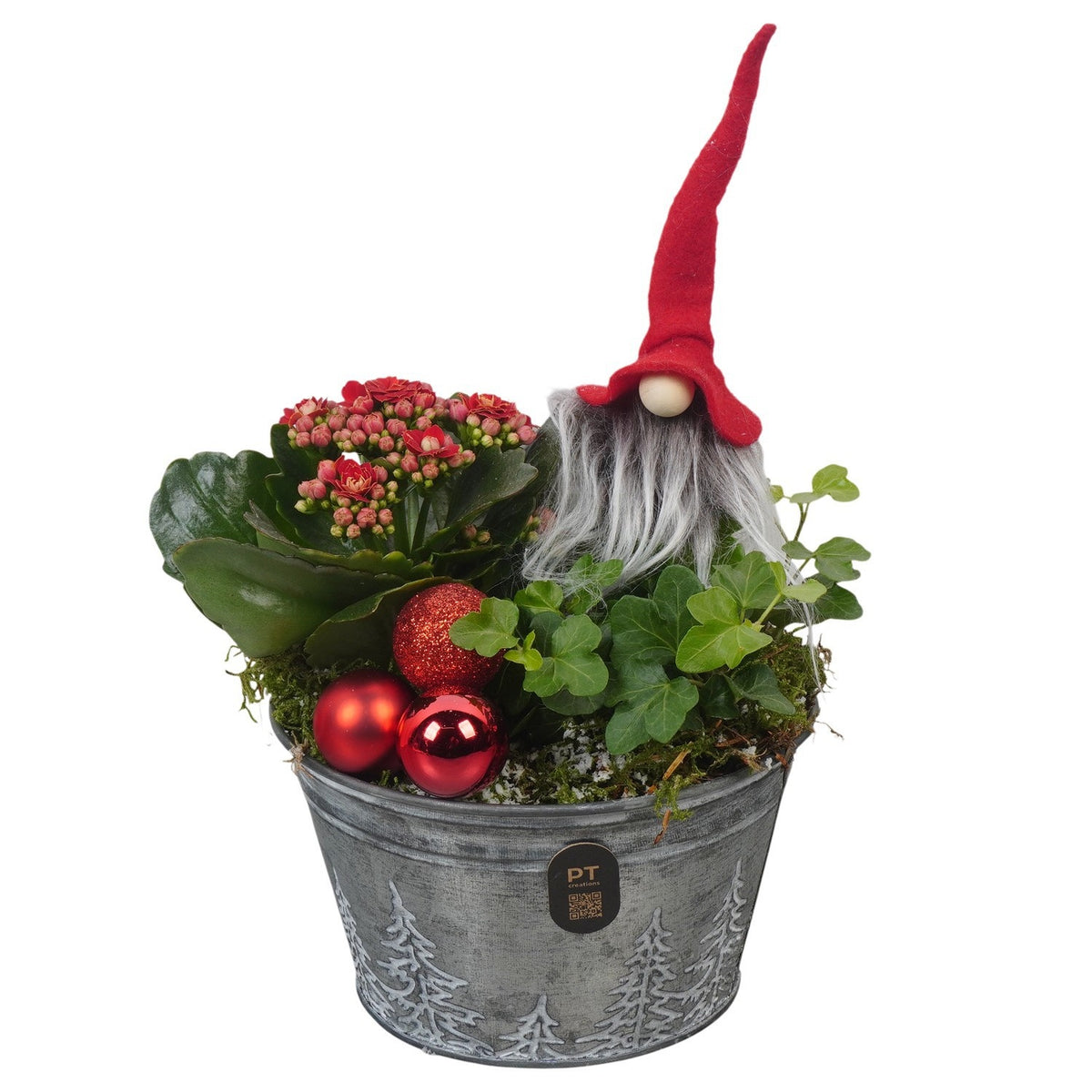 Christmas arrangement 26cm 15cm Pot