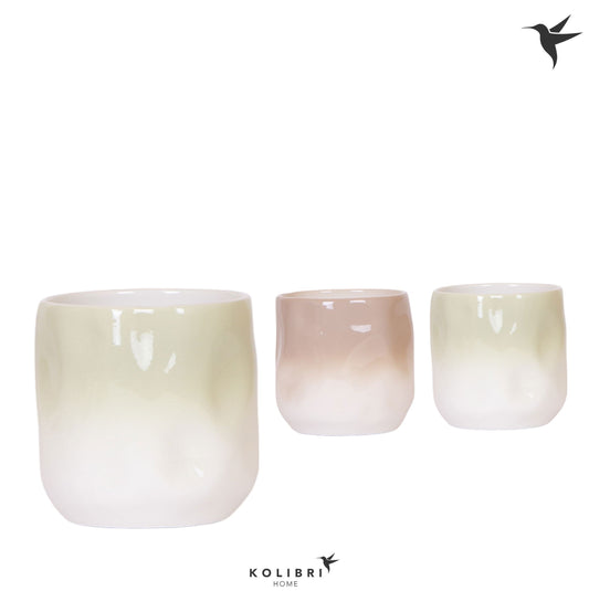 Kolibri Home Gradience pot sand mix 11cm 9cm Pot