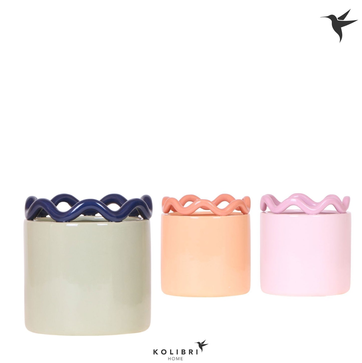 Kolibri Home Funky pot mix 14cm 12cm Pot