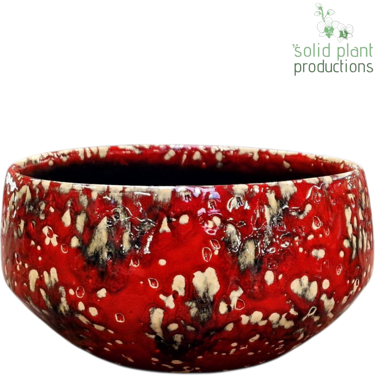 C092 Sophia Small Red 12cm 24cm Pot