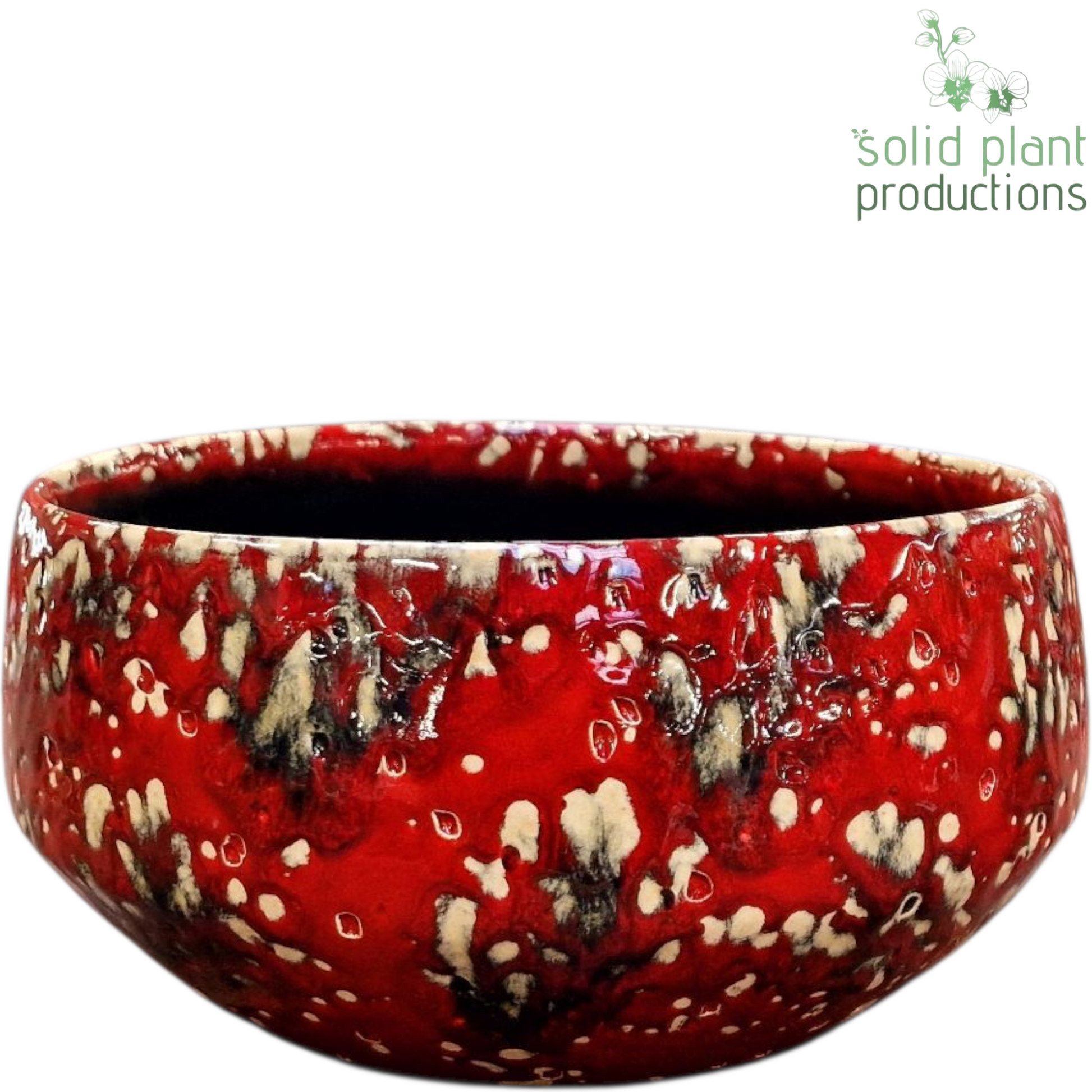 C092 Sophia Small Red 12cm 24cm Pot