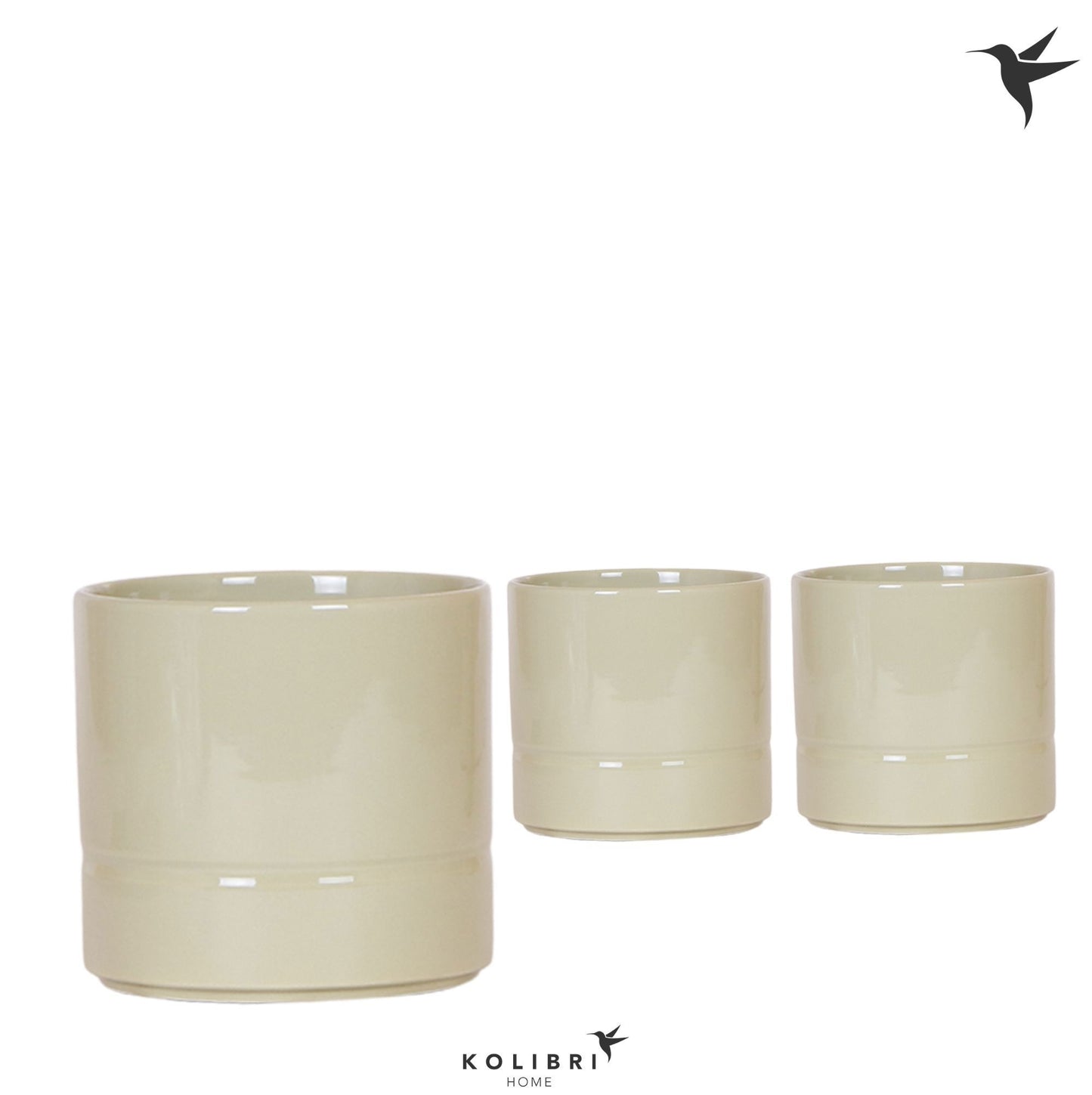 Kolibri Home Pastel pot green 13cm 12cm Pot