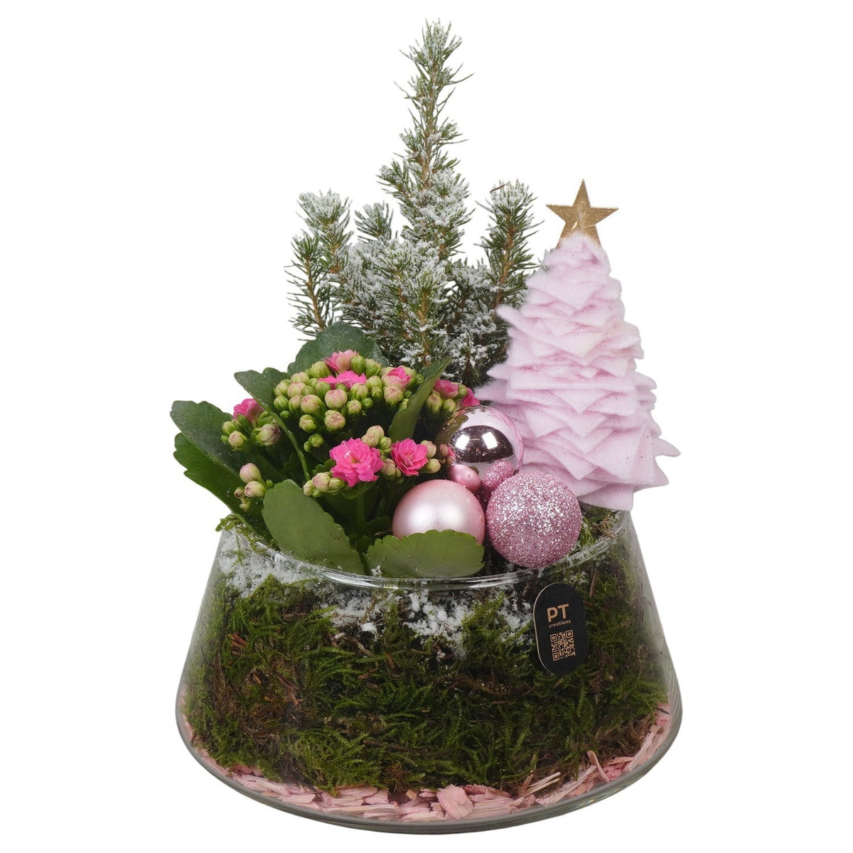 Christmas arrangement 27cm 18cm Pot