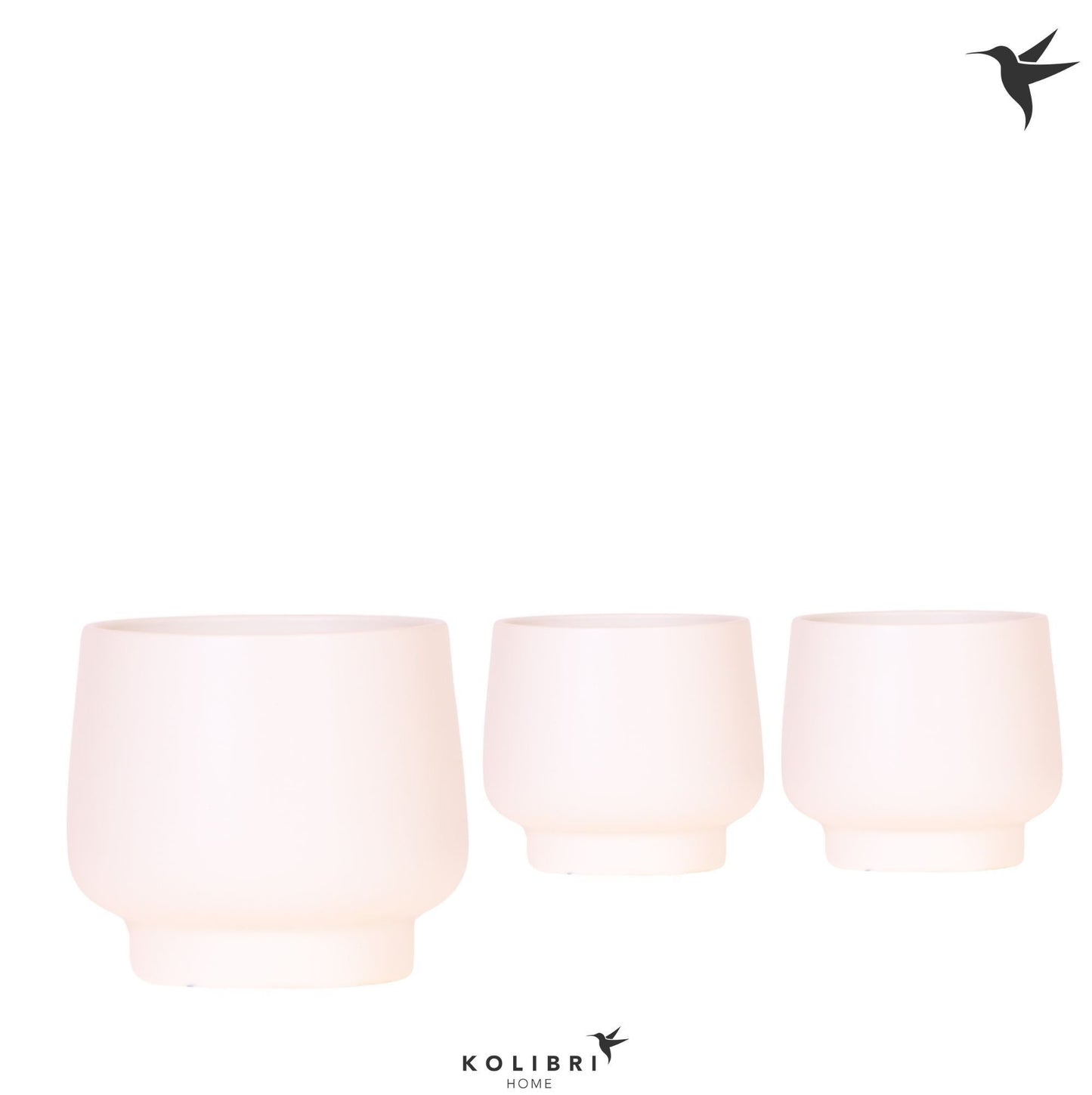 Kolibri Home Scandic pot white 13cm 12cm Pot