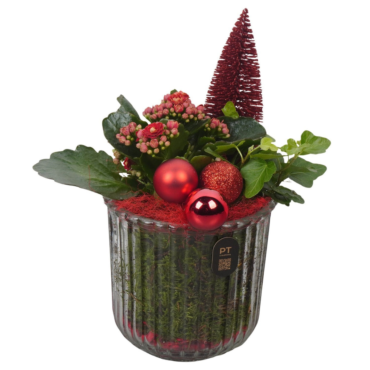 Christmas arrangement 24cm 12cm Pot