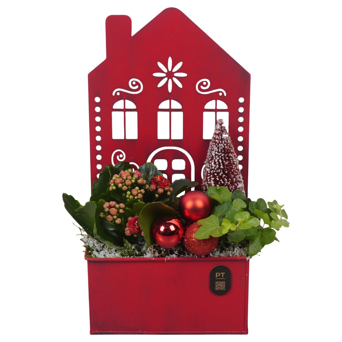 Christmas arrangement 29cm 15cm Pot