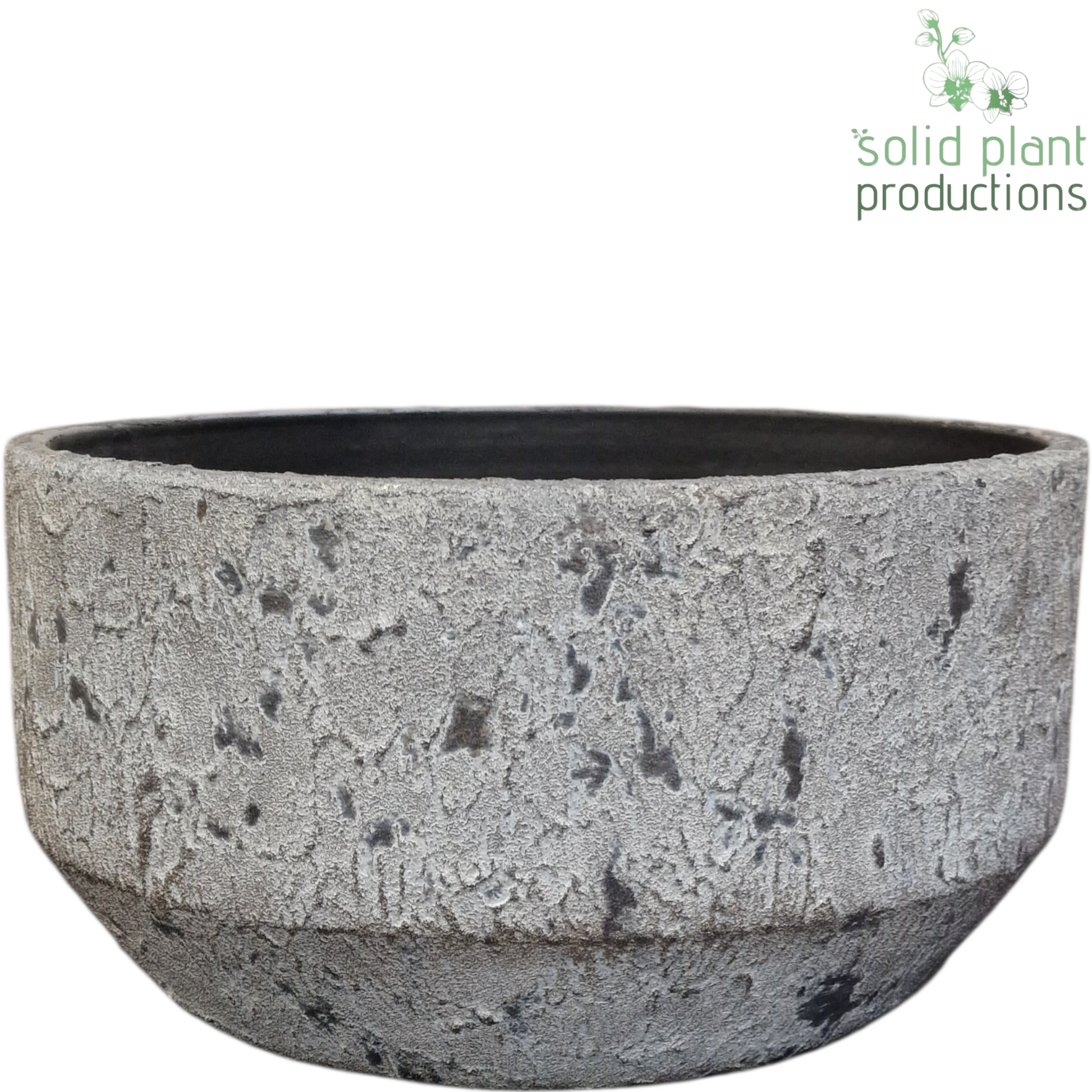C243 Maria Grey Bowl 26cm 13cm 26cm Pot
